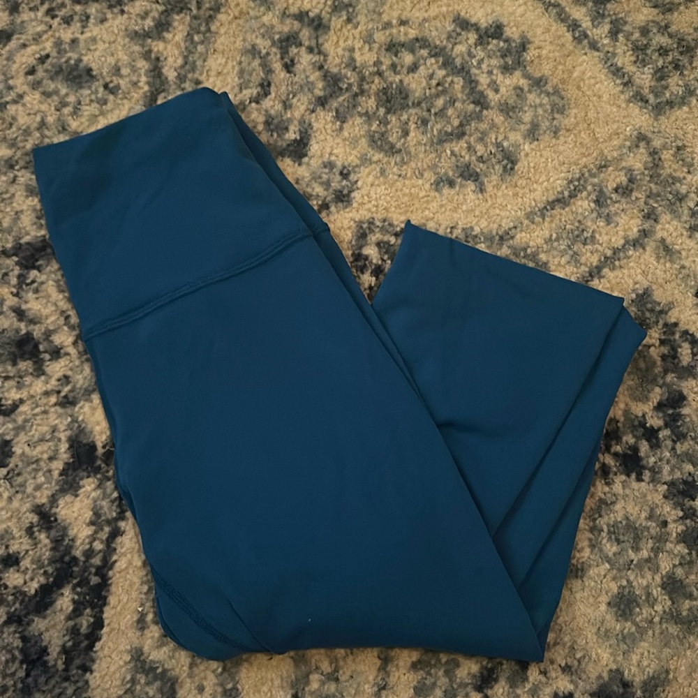 lululemon capri wunder train 28” leggings size 4